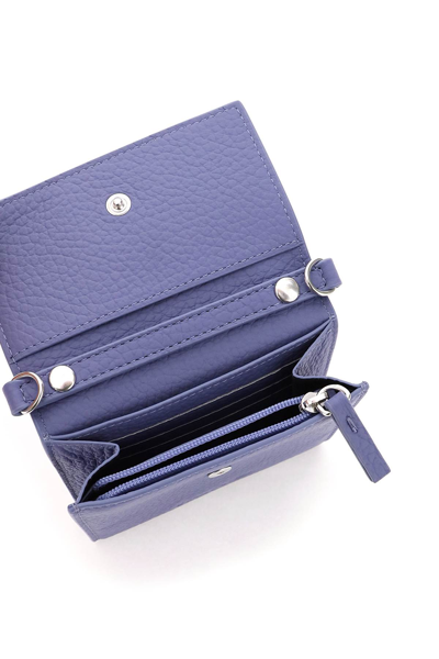 Shop Mm6 Maison Margiela Wallet With Chain In Purple