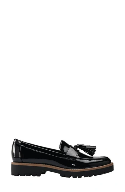 Shop Bandolino Fillup Lug Sole Tassel Loafer In Black01