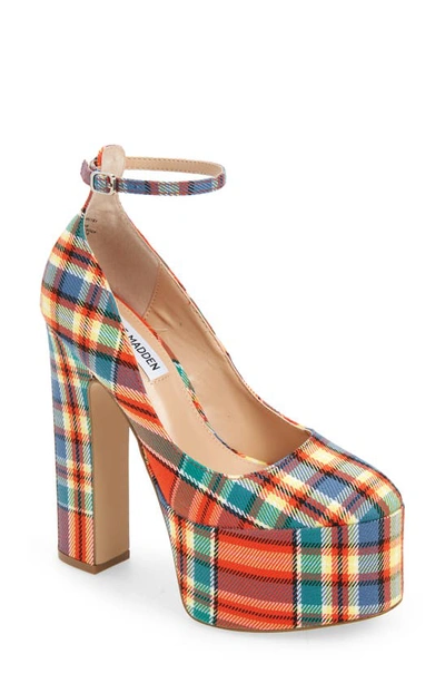 Steve madden plaid shoes sale