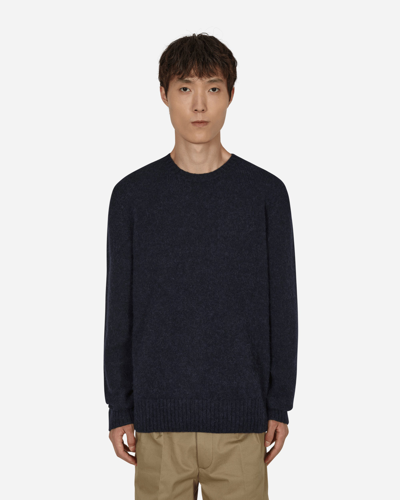 Shop Jil Sander Wool Crewneck Sweater In Blue