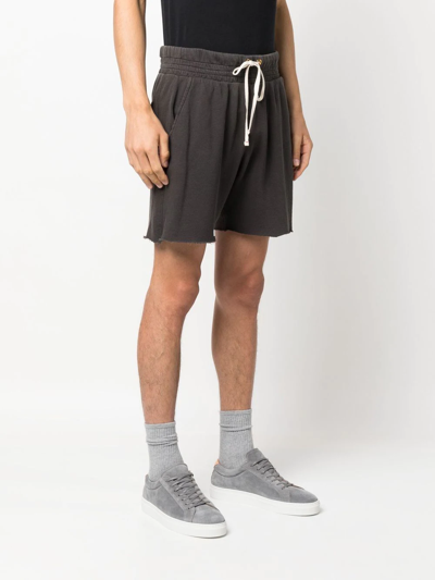 Shop Les Tien Drawstring-waist Deck Shorts In Grey