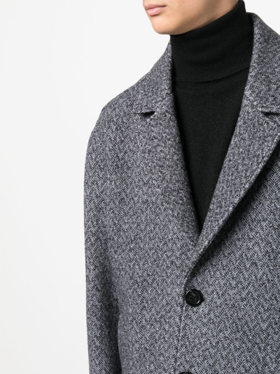 Shop Missoni Single-breasted Wool Coat In Black