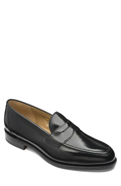 Shop Loake Imperial Penny Loafer In Black