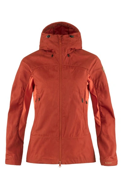 Shop Fjall Raven Abisko Lite Trekking Jacket In Cabin Red-rowan Red