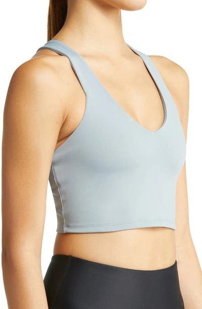 Shop P.e Nation Full Count Sports Bra In Quarry