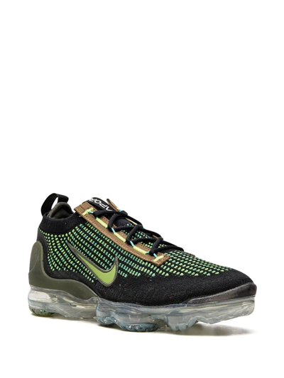 Nike Air Vapormax 2021 Flyknit Sneakers In Black