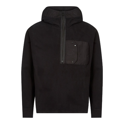 Shop Ten C Half Zip Sweatshirt In Black