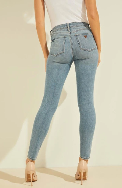 Shop Guess 1981 High Waist Ankle Skinny Jeans In Zrcn-open