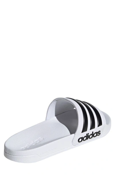 Adidas Adidas Men's Adilette Shower Slide In White/black | ModeSens