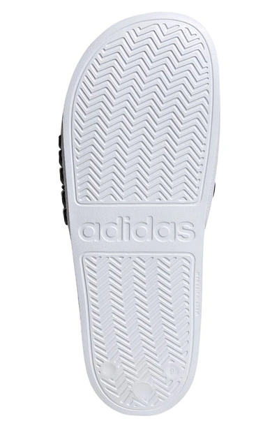 Shop Adidas Originals Adidas Adilette Shower Slide Sandal In Ftwr White/core Black