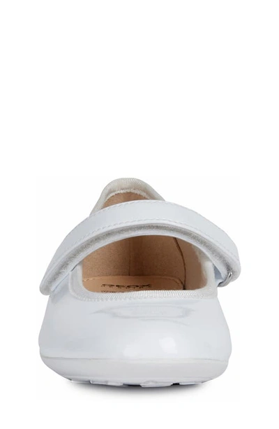 Shop Geox Plie Mary Jane Flat In White