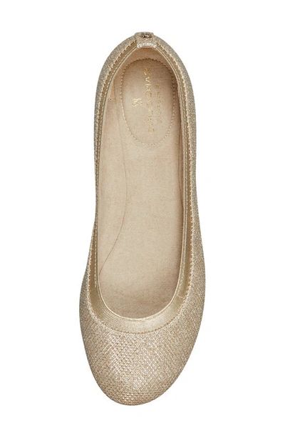 Bandolino Women's Edition Ballet Flats Women's Shoes In Gold 710