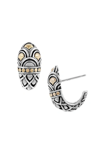 Shop John Hardy 'naga' Shrimp Earrings In Silver Gold