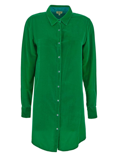 Shop Her Shirt Shea Shirt In Green