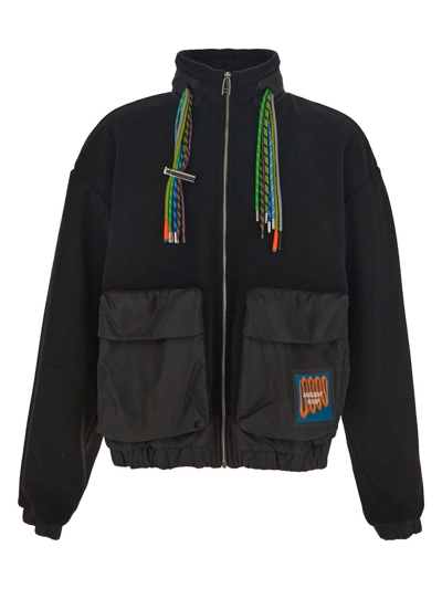 Shop Ambush Multicord Fleece Jacket In Black
