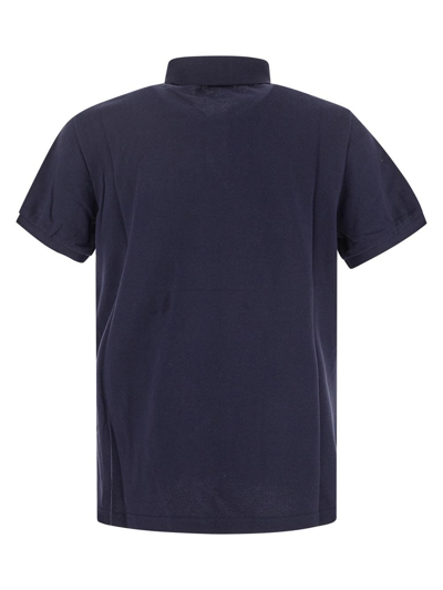 Shop Robe Di Kappa Blue Polo Shirt