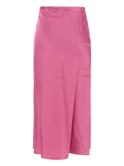 Shop Jacquemus La Jupe Notte In Pink