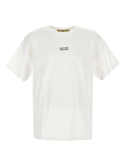 Shop Untitled Artworks Logo Tee In White