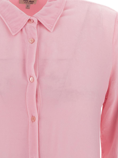 Shop Her Shirt Iris Shirt In Pink