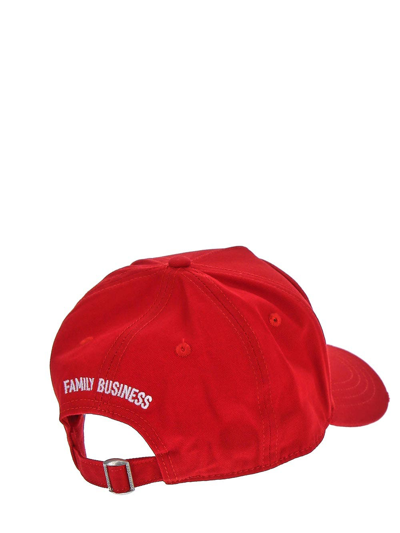 Shop Dsquared2 Red Baseball Cap