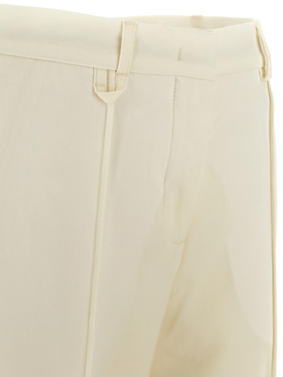 Shop Jacquemus Le Pantalon Camargue In White