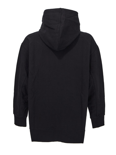 Shop Y-3 Logo Hoodie In Black