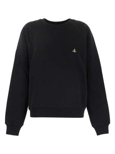 Shop Vivienne Westwood Reglan Sweatshirt In Black