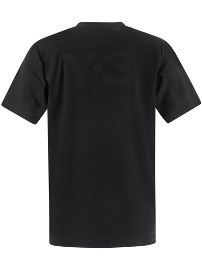 Shop Y-3 Logo T-shirt In Black