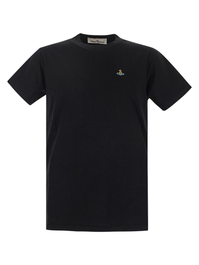 Shop Vivienne Westwood Classic Orb T-shirt In Black