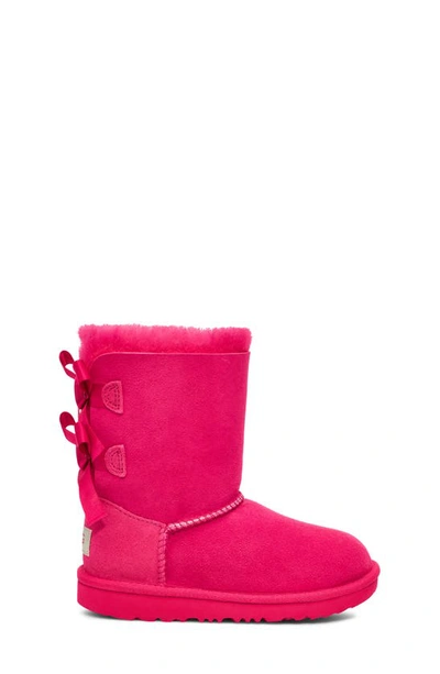 Shop Ugg Bailey Bow Ii Water Resistant Genuine Shearling Boot In Radish