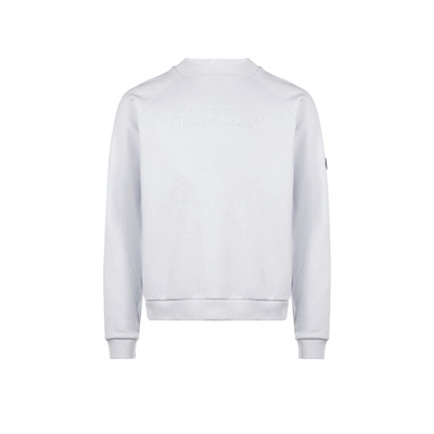 Shop Moncler Logo Sweatshirt In White