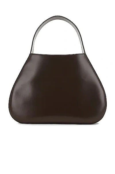 Shop Khaite Small Ada Hobo Bag In Dark Brown