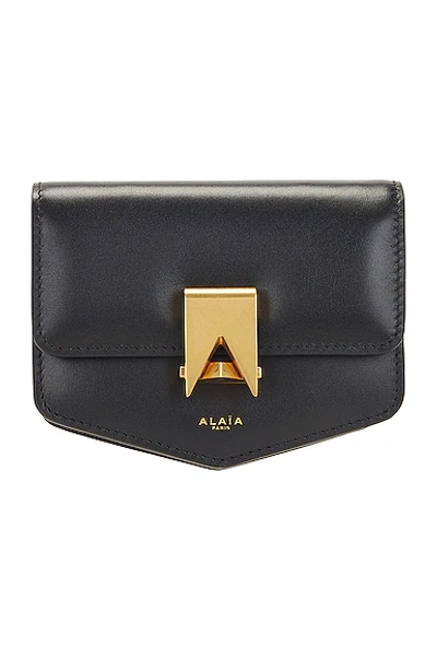 Shop Alaïa Le Papa Mini Bag In Noir
