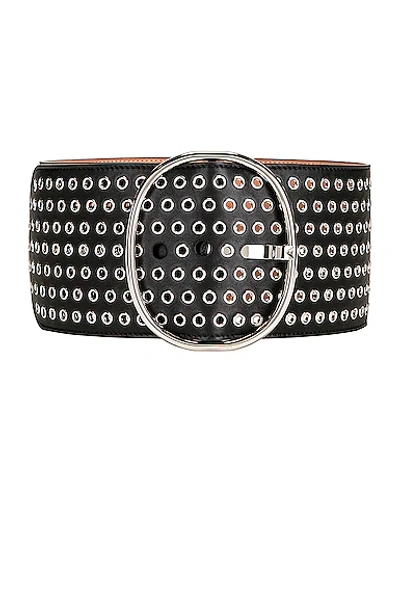 Shop Alaïa Ovale Belt In Noir