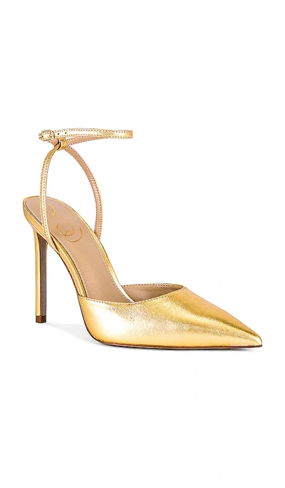 Shop Sam Edelman Avril Heel In Goldmine