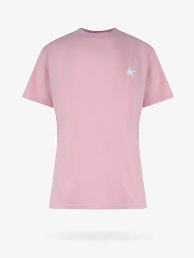 Shop Golden Goose T-shirt In Pink