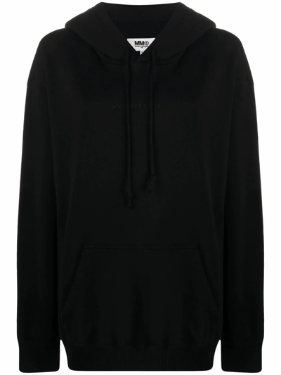 Shop Maison Margiela Women's Black Cotton Sweatshirt