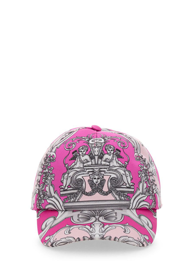 Shop Versace Women's Pink Other Materials Hat