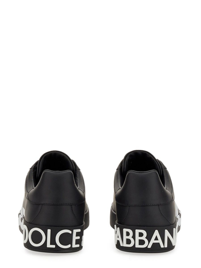 Shop Dolce E Gabbana Men's Black Other Materials Sneakers
