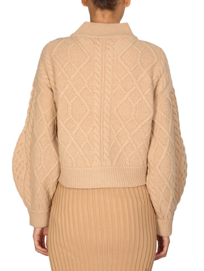 Shop Stella Mccartney Women's Beige Other Materials Sweater