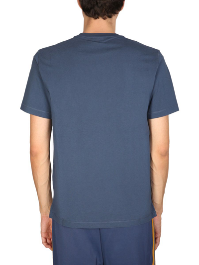 Shop Ps By Paul Smith Men's Blue Other Materials T-shirt