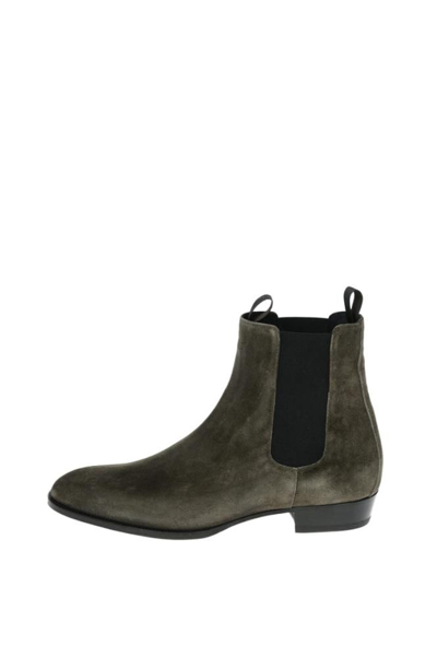 Shop Giuseppe Zanotti Design Men's Green Other Materials Ankle Boots