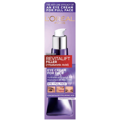 Shop L'oréal Paris Revitalift Filler [+ Hyaluronic Acid] Eye Cream 30ml