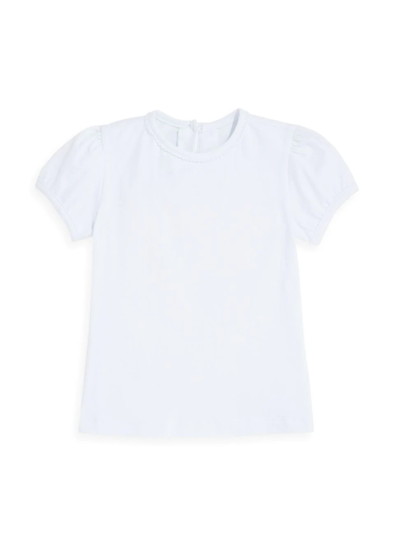 Shop Bella Bliss Little Girl's & Girl's Puff-sleeve T-shirt In White