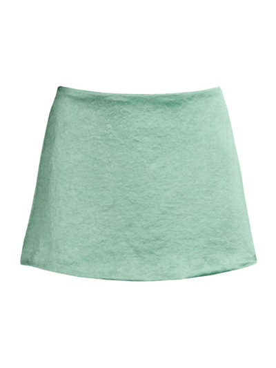 Shop Bec & Bridge Women's Symone Miniskirt In Moss Green