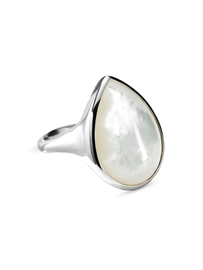 Shop Ippolita Women's Ondine Sterling Silver & Mother-of-pearl Teardrop Ring