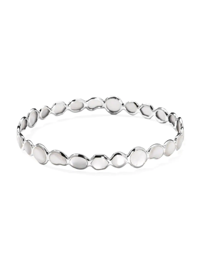 Shop Ippolita Women's Polished Rock Candy Sterling Silver & Mother-of-pearl Bangle