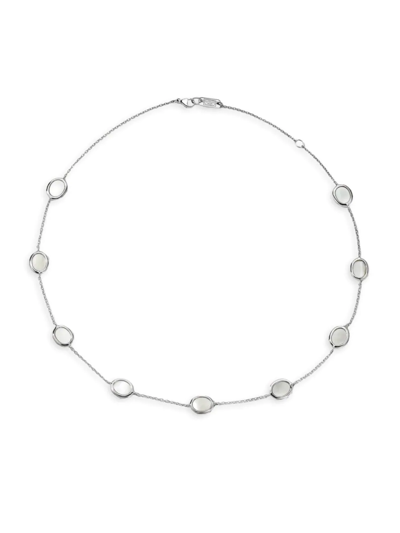 Shop Ippolita Women's Confetti Sterling Silver & Mother-of-pearl Short Station Necklace