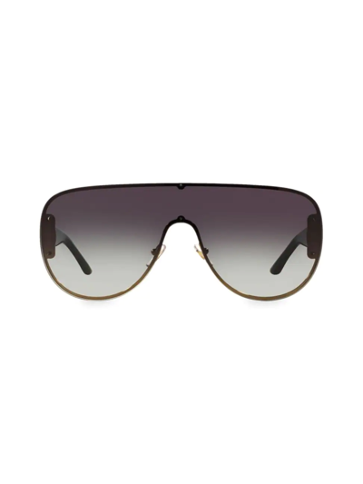 Shop Versace Women's 41mm Pilot Metal Sunglasses In Grey Grad