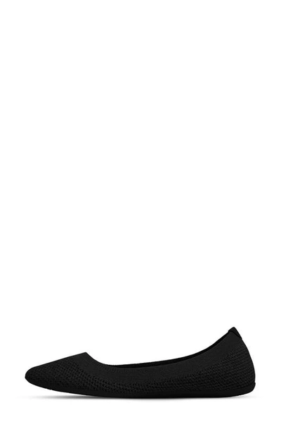 Shop Allbirds Tree Breezer Ballet Flat In Jet Black